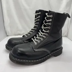 【中古】Dr.Martens 10 ホール 1919 スチールトゥタイプ サイズUK7(25.5cm前後) 黒[91]