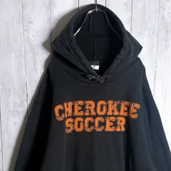 【海外モデル】00s NIKE センターロゴ プリント ブラック パーカー 黒 フェード 40