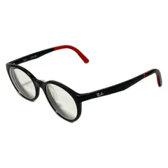 Ray-Ban(レイバン) メガネ - RB1625D クリア×黒×レッド 度入り