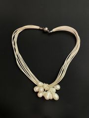 チャンルー ネックレス ミルクガラス マザーオブパール CHAN LUU 