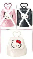 ハローキティ キルトシリーズ 2バッグ キーホルダー ピンク/ブラック/ホワイト
