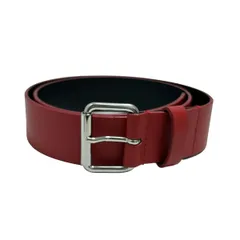 DIESEL(ディーゼル) ベルト 85 - レッド×シルバー レザー