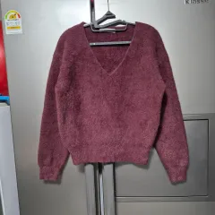 エイトセカンズ ワイン Vネック プルオーバー