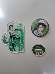 進撃の巨人 デニム クリーニング リヴァイ アクリルスタンド バッジ まとめ