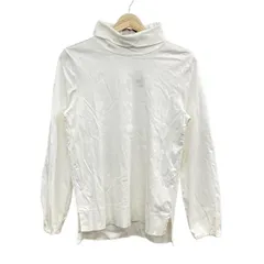 BLUE LABEL CRESTBRIDGE(ブルーレーベルクレストブリッジ) 長袖Tシャツ サイズ38 M レディース - 白×マルチ タートルネック/チェック