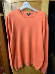 (XL) ユニクロ 薄いニット オレンジ COLOR