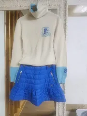 パーリーゲイツ カシミア 100ニット + マスターバニーエディション キュロット セット