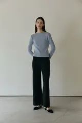 UNDERSTANDING 春 밴딩 パンツ ブラック