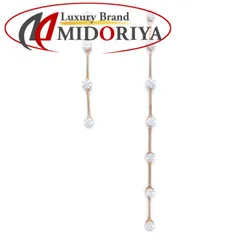 SWAROVSKI スワロフスキー クリスタル ピアス ピンクゴールドメッキ レディース /294848【中古】【BJ】