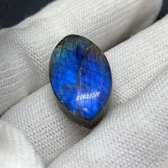 ラブラドライト 曹灰長石 87g W30×D75×H22mm 形状お任せ