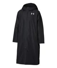 [アンダーアーマー] UA INSULATED LONG COAT [Black / Black / Metallic Silver] [YM]