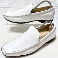 REGAL リーガル スリッポン ドライビングシューズ ローファー 23.5cm ホワイト 白