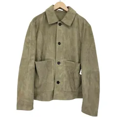 ザラ ZARA ポケット付きレザーフライトジャケット メンズ import：S 