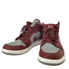 ナイキ NIKE  Air Jordan 1 Mid Team Red アジョーダン1 ミッド  チームレッド メンズ JPN：27.5 
