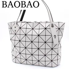 【極美品】BAOBAO ルーセント マット トートバッグ セミショルダー グレー