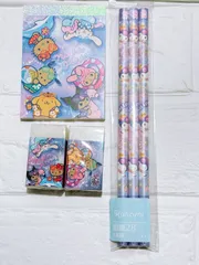 文具セット★サンリオ日焼け消しゴム・メモ帳・クロミ鉛筆 4点セット