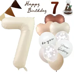 バルーン 飾り付け、数字 大きい バースデー 飾り 誕生日 誕生日 バルーン 飾り バルーンフラワー 誕生日 7歳 かざりつけ 女の子 男の子