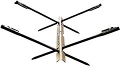 スノーピーク・村の鍛冶屋のペグ対応（重量250g ステンレス ステンレス [Zet-FLAG]薪置台ゼットログスタンド 日本製）