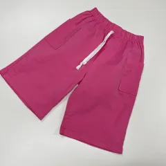140 ピンク コットン ハーフパンツ