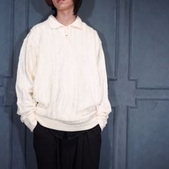 RAINMAKER HEAVY KNIT POLO SWEATER - メルカリ