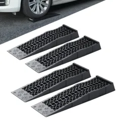 Donext カースロープ リフト タイヤスロープ 耐荷重3t スロープジャッキ タイヤ止め ジャッキアシスト 整備用スロープ 低床スロープ 4個セット