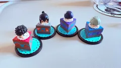 怪獣8号 ぷちぬいバストイケーキ ガチャ 4種 (ホシナ・レノ、ミナ、カフカ)