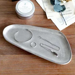 トレー アルミロングトレイ トレイ サントリナ クレエ Creer 92150024 アルミ トレイ おしゃれ 小物入れ シンプル アルミニウム トレー アルミニウム アクセサリー トレー キートレイ 小物置き 鍵置き