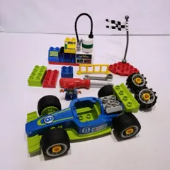 【中古】レゴデュプロ レーシングチーム 6143 LEGO duplo ブロック　知育