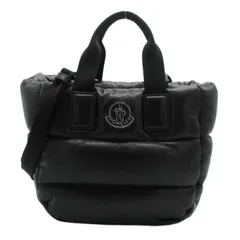 🎀モンクレール バッグ MONCLER 「MINI CARADOC」 レザー ダウン ミニトート 2WAY 斜めがけ 5L00010 M3708 999 アウトレット レディースのサムネイル