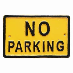 ノーパーキング サイン スクエア サイン 駐車禁止 IRON SIGN NO PARKING アイアンプレート サインボード 看板 コベントガーデン COVENT GARDEN RF-10 【ポイント10倍】