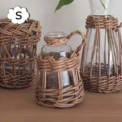 ヴァス ハンドル型 L PEガラス 花器 花瓶 フラワーベース シナリー ガラス フラワーベース/木/花/フラワー/フラワーグラス/花瓶 ガラス/ガラスベース/シンプル/おしゃれ 置物/北欧/花器/インテリア雑貨/インテリア