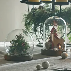 ドーム型 ガラスドーム  容器 インテリア 小物入れ 置物 ガラスドーム 展示用ガラスドーム 店舗什器 ディスプレイ アンティーク ショーケース コレクションボックス 風船型 Bタイプ