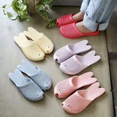 サンダル 金魚サンダル フリーサイズ 23〜25cm ブルー イエロー レッド ライラック サンダル キンギョ 金魚 かわいい ベランダ トイレ つっかけ スリッポン シャワーサンダル