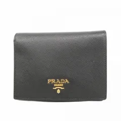 プラダ(Prada) プラダ 財布 サフィアーノ レザー ブラック レディース