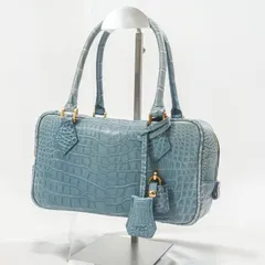 希少カラー LEATHER JEWELS レザージュエルズ クロコ ハンドバッグ JRA認定 Crystal Reptiles センター取り クロコダイル 南京錠付き レディース