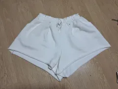 白 ハーフパンツ レディース トレーナー ショートパンツ 44-55 サイズ