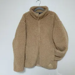 新品同様)adidas アディダス ボア フリース ジャケット ベージュ