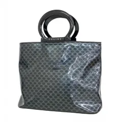 セリーヌ(Celine) セリーヌ ハンドバッグ マカダム エナメル ブラック レディース