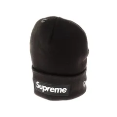 【中古】シュプリーム Supreme 2025年秋冬 New Era Box Logo Beanie アクリル ニットキャップ ブラック【メンズ】