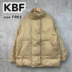極美品】KBF ショート ダウンジャケット ベージュ Fサイズ 
