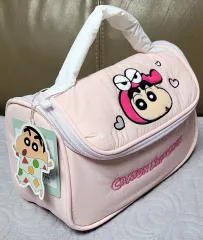 クレヨンしんちゃん ピンク色 手提げバッグ