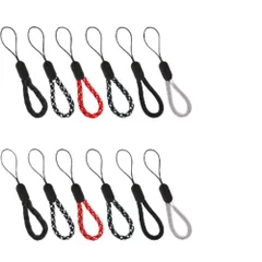 [YAARUJEE] ストラップ 12本セット ハンドストラップ 携帯ストラップ 手首 紛失防止 落下防止 ストラップ 紐 スマホストラップ 手首 調整可能 スマホ ストラップ USBメモリ マスコット キー カメラ パスケース用 (6色)