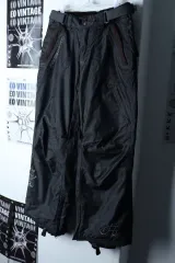 (S-M) FUBU トレーニングウェア ズボン Y2K スキースーツ ボードスーツ グレー-23DC