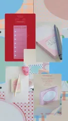 *12種*ウールSAERAメモパッド 蛍光LINE マスキングテープ オプション タグ 1