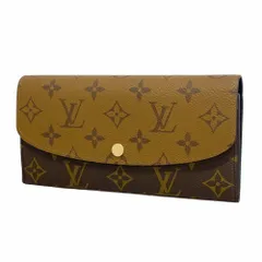 ルイ・ヴィトン(Louis Vuitton) ルイ・ヴィトン 長財布 モノグラム・リバース ポルトフォイユエミリー M82157 ブラウンレディース