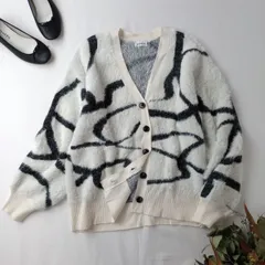 LEPSIM レプシィム ローリーズファーム 7ゲージ ニュアンス柄 ニット カーディガン (65E＋9619)25F☆