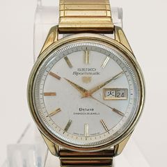 [가동 양품] 0121-2 SEIKO Sportsmatic 세이코 스포츠 매틱 7619-7010 남성 시계 자동 감기 골드 문자판
