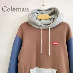 Coleman バックプリント フーディ パーカー X6562A 長袖 トップス M ミックスカラー メンズ ファッション