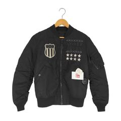 アヴィレックス AVIREX UNITED STATE スタッズ ワッペン 刺繍 リバーシブル MA-1 フライトジャケット メンズ import：M 