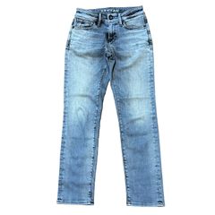 DENHAM MONROE ストレッチ テーパードデニム ライトグレー サイズW23 
